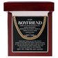 Boyfriend Cuban Chain Gift with Message Card