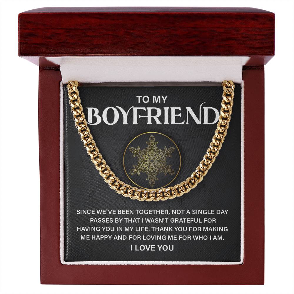 Boyfriend Appreciation Gift – Necklace & Card Set