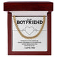 Boyfriend Cuban Chain Necklace with Gift Card