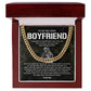 Military Boyfriend Gift – Cuban Chain with Message Card