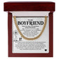 Boyfriend Necklace Gift with Message Card & Gift Box