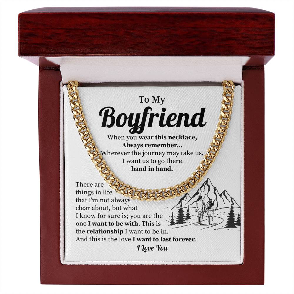 Anniversary Cuban Chain Gift for Boyfriend – Gift Box