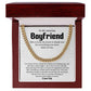 Appreciation Necklace for Boyfriend with Card