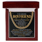 Boyfriend Cuban Chain Gift with Message Card & Box