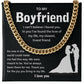 Boyfriend Cuban Necklace Gift – Meant to Be Card Box