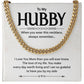 Husband Gift Necklace for Him – with Message Card