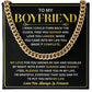 Romantic Boyfriend Necklace Gift with Message Card