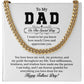 Father’s Day Cuban Chain Gift from Son or Daughter