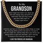 To My Grandson Necklace Grandma's Wisdom For Grandson Necklace Necklace For Grandson's Future Necklace For Grandson's Dreams Grandson Sentimental Gift Look For The Good Necklace Emotional Gift From Grandma Grandson Necklace Gift