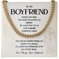 Romantic Gift for Boyfriend Cuban Chain with Gift Box