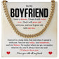Cuban Link Chain Necklace Gift for Him with Gift Box
