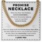 Promise Necklace for Him – Hand in Hand Message Card