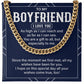 Boyfriend Birthday Necklace Gift – with Message Card