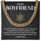 Boyfriend Appreciation Gift – Necklace & Card Set