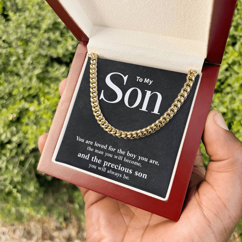 Inspirational Gift for Son From Parents With Message Card
