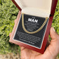 To My Man Promise Necklace – For Men Gift.