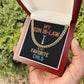 Funny Son-in-Law Cuban Chain Gift – My Son-in-Law Is My Favorite Child