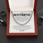 Boyfriend Necklace Gift for Him – with Message Card