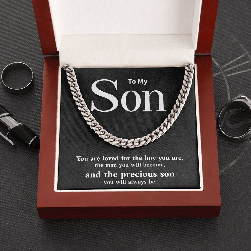 Inspirational Gift for Son From Parents With Message Card