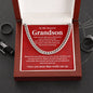 To My Dearest Grandson Necklace Gift From Grandma Grandparent Necklace For Grandson Never Give Up Necklace For Grandson Necklace For Grandson From Grandparent Loving Gift For Grandson Grandson Gift To Cherish Forever