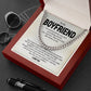 Boyfriend Cuban Chain Necklace Gift with Message Card