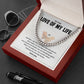 Boyfriend Cuban Chain, Gift With Love Of My Life Message Card
