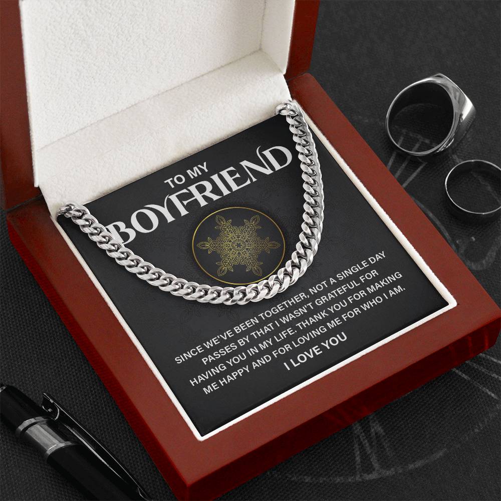 Boyfriend Appreciation Gift – Necklace & Card Set