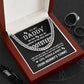 To My Daddy Gift from Unborn Baby – Cuban Chain with Heartfelt Message
