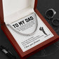 Necklace For Dad From Son With Message Card