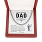 Wedding Neckalce Gift For Dad From Daughter With Message Card