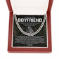 Military Boyfriend Gift – Cuban Chain with Message Card