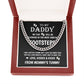 To My Daddy Gift from Unborn Baby – Cuban Chain with Heartfelt Message