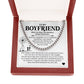 Boyfriend Necklace Gift with Message Card & Gift Box