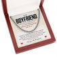 Cuban Link Chain Necklace Gift for Him with Gift Box