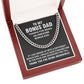 Funny Bonus Dad Gifts - Cuban Chain With Message Card