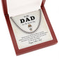 To My Dad Necklace, Gift For Dad On Father’s Day