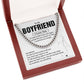 Boyfriend Chain Necklace Gift with Message Card