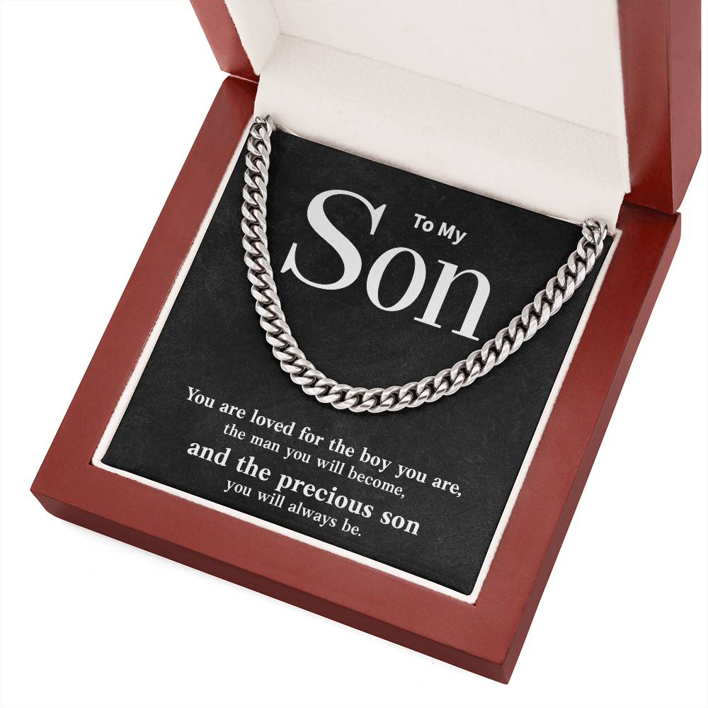 Inspirational Gift for Son From Parents With Message Card