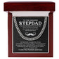 Step Dad Cuban Link Chain Gift With Loving Message Card