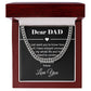 The Dad Chain – Funny Jewelry Gift with Message Card