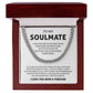 Soulmate Cuban Chain Necklace Gift with Card