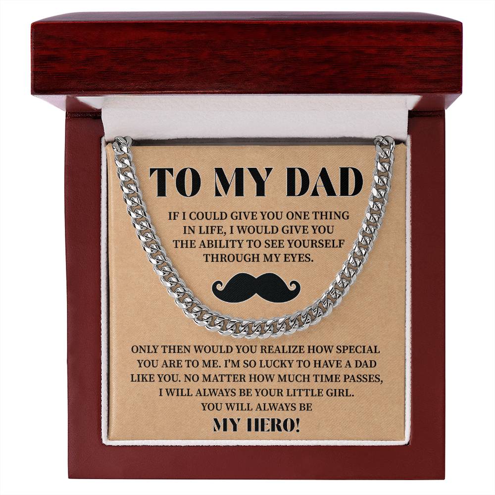 Dad Gift from Daughter with Touching Message Note