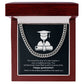Graduation Cuban Chain Necklace Gift for Him