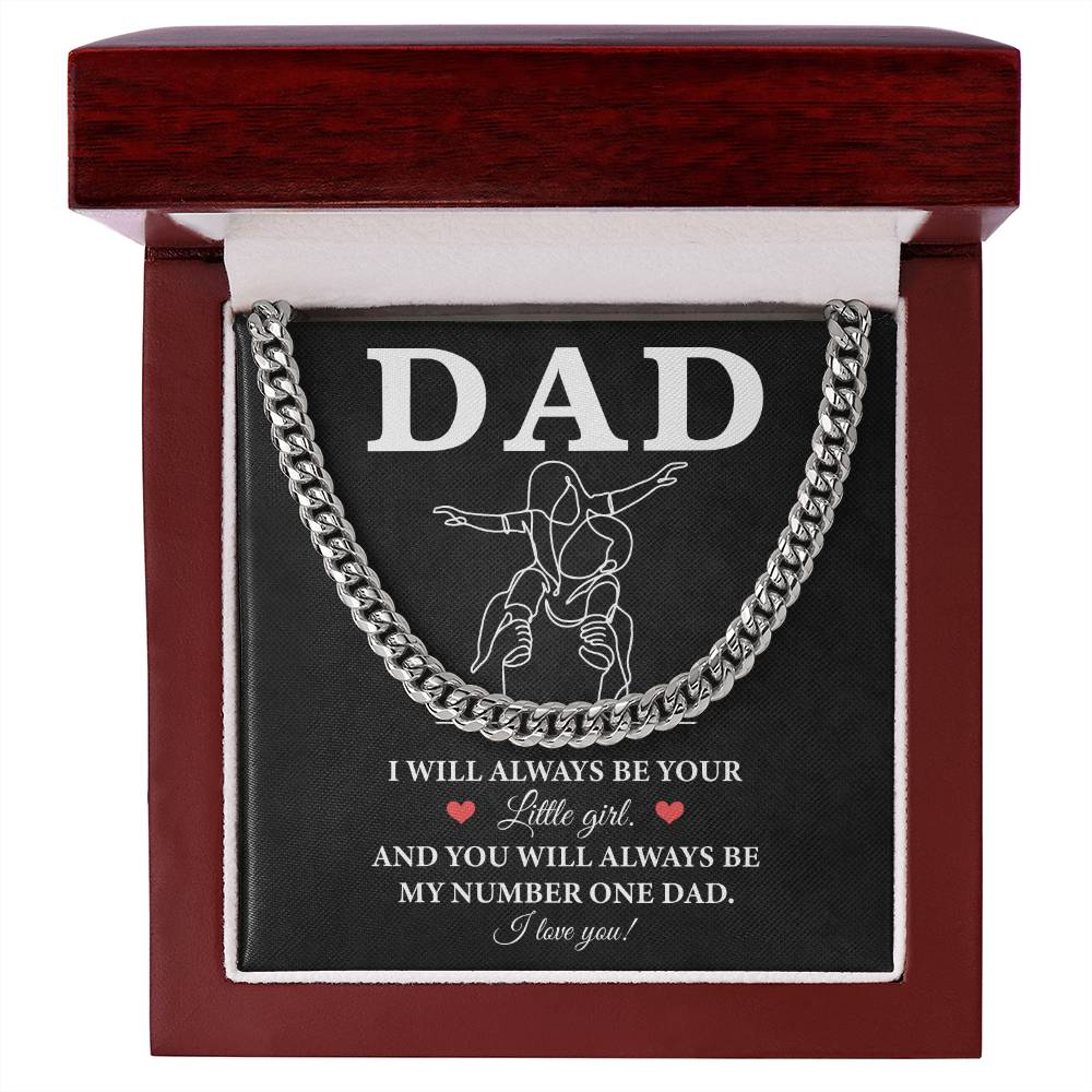 Gift for Dad from Daughter with Heartfelt Sentimental Card