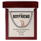 Cute Boyfriend Necklace Gift from Girlfriend – with Gift Box