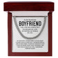 Romantic Boyfriend Cuban Chain Gift with Message Card