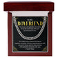 Boyfriend Cuban Chain Necklace with Gift Card & Box