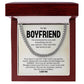 Boyfriend Cuban Chain Necklace Gift with Message Card