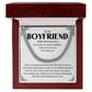 Cuban Chain Necklace Gift for Boyfriend with Message