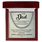 Thank You Dad Chain Gift with Heartfelt Message For Dad